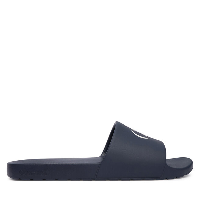 Klapki Calvin Klein 3 Slide Molded Eva HM0HM02335 Granatowy