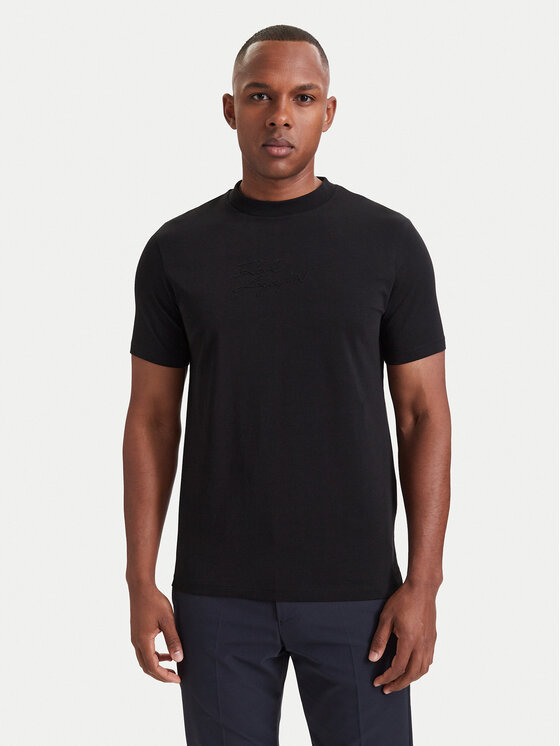 KARL LAGERFELD T-Shirt 755039 564235 Czarny Regular Fit