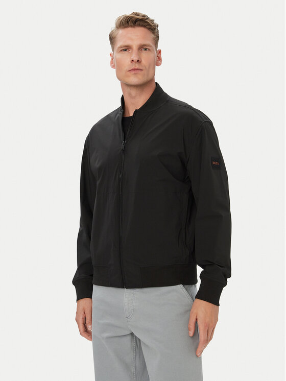 BOSS Kurtka bomber Ze_Push 50568931 Czarny Regular Fit