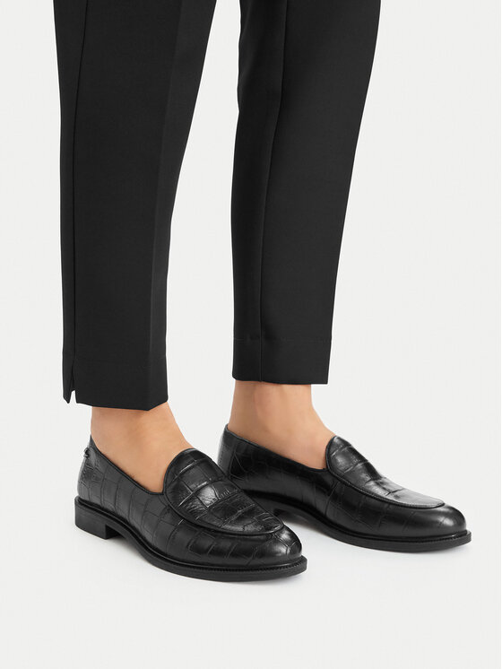 MEXX Loafersy EO-WI44-ANTLER-01 Czarny