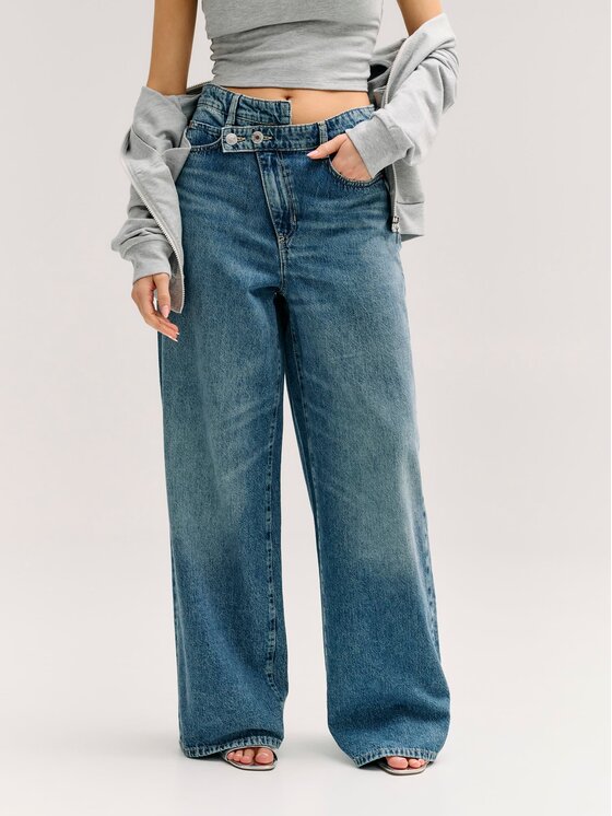 Guess Jeansy 183634 Niebieski Relaxed Fit
