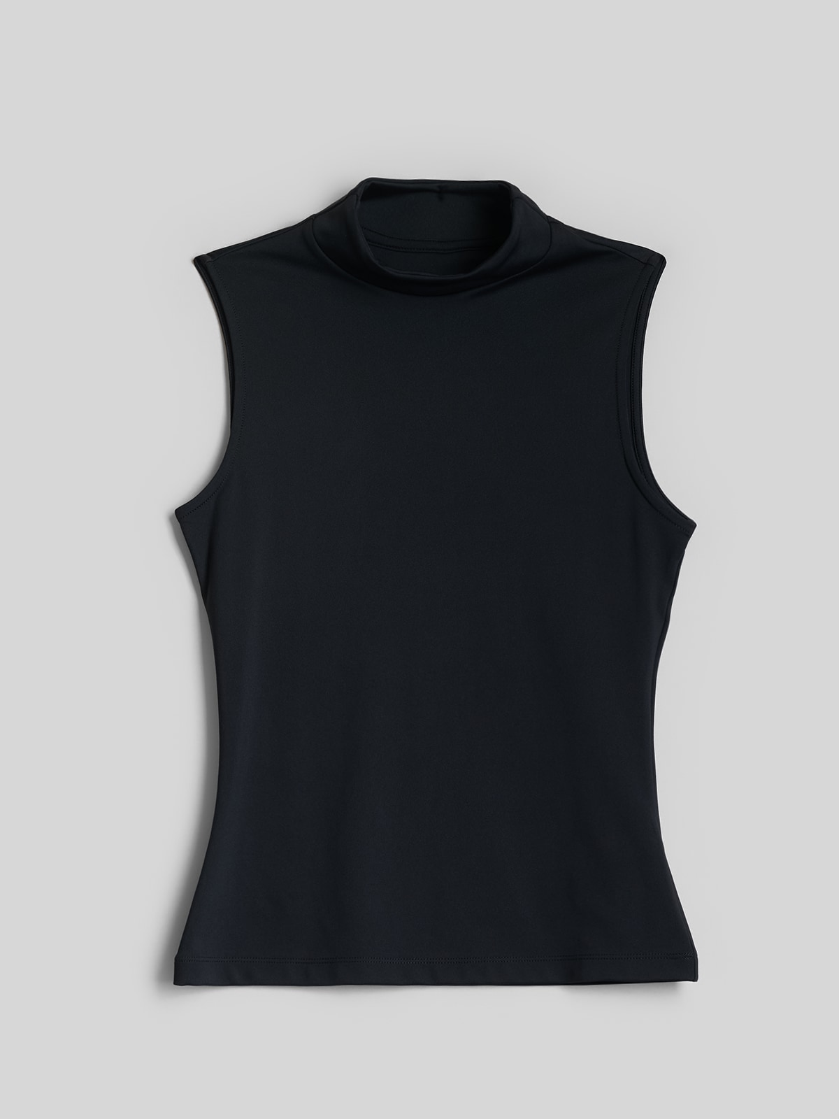 4F Top slim gładki damski - czarny XS
