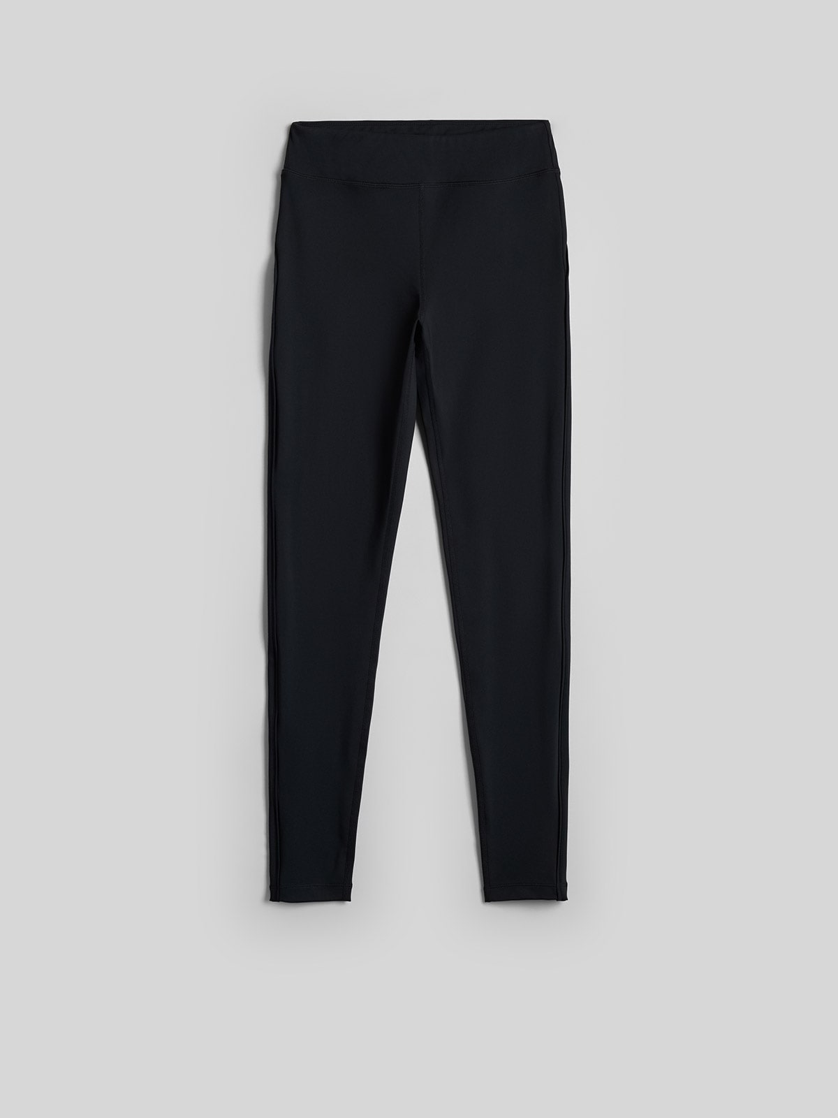 4F Legginsy dzianinowe damskie - czarne XS