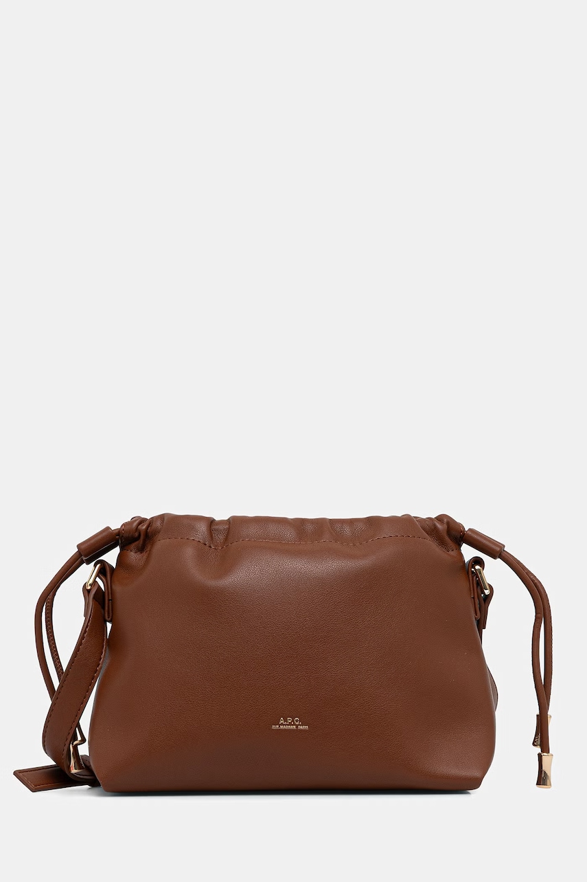 A.P.C. Sac Ninon Mini torebka crossbody damska z imitacji skóry