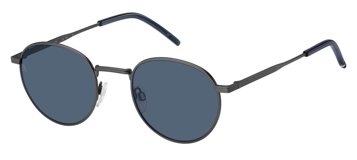 Okulary TOMMY HILFIGER TH-1973-S-R80. Okulary przeciwsłoneczne, Kolor szary. Mężczyzna.