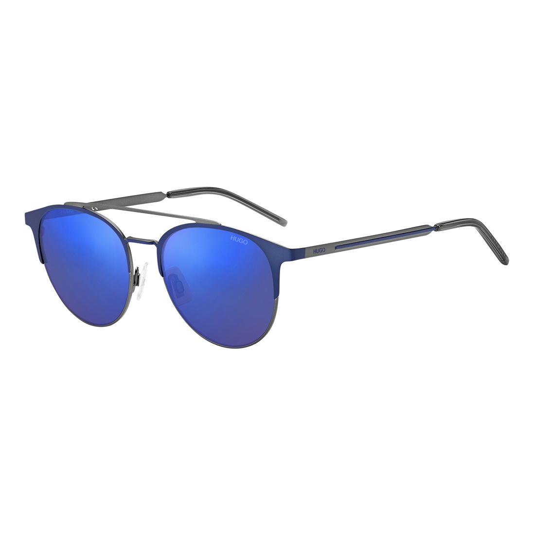 Okulary HUGO HG-1123-S-H2T. Okulary przeciwsłoneczne, Kolor niebieski. Mężczyzna.