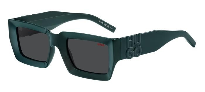 Okulary HUGO HG-1310-S-MR8. Okulary przeciwsłoneczne, Kolor zielony. Mężczyzna.