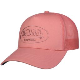 Czapka Uni Oval Logo by Von Dutch, intensywny róż, One Size