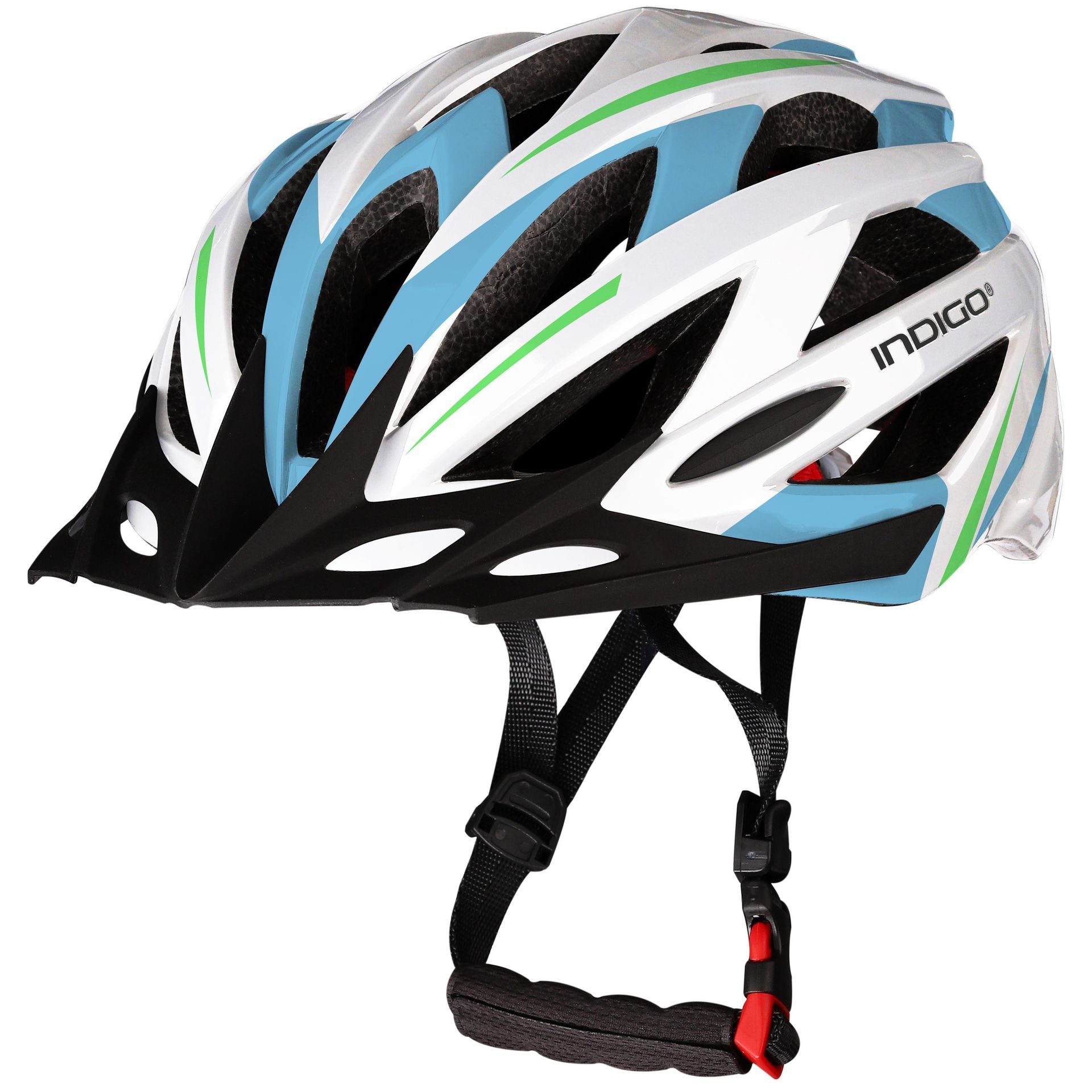 Kask rowerowy dla dorosłych z 22 wentylacjami INDIGO 55-61 cm