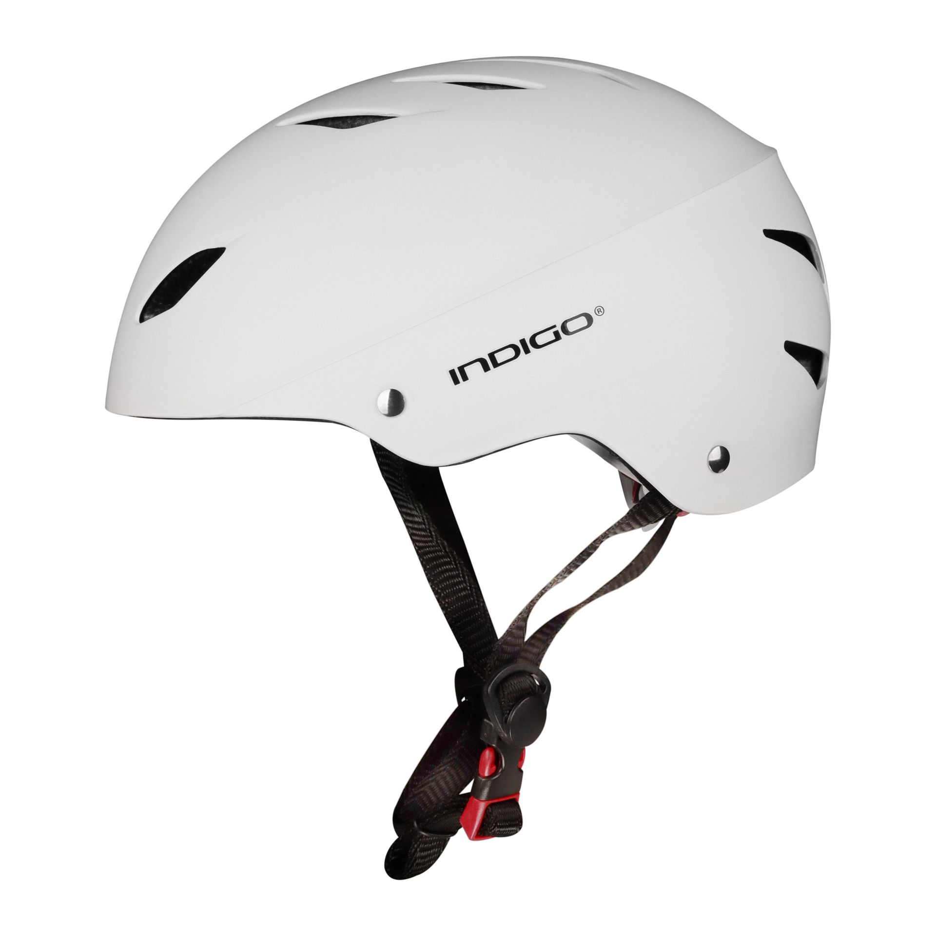 Kask do jazdy na deskorolce dla dorosłych z 12 wentylacjami INDIGO 55-59 cm