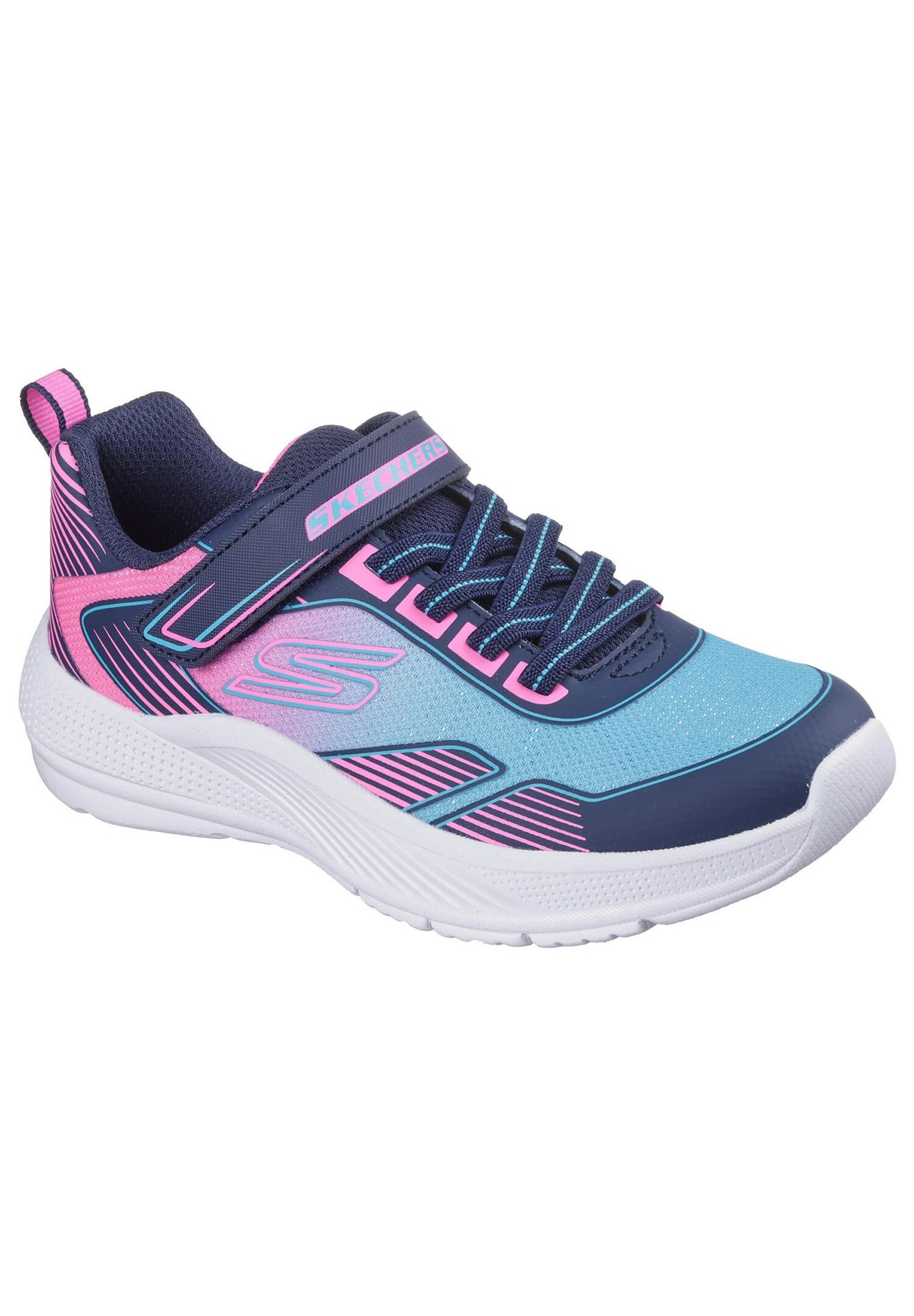 Buty SKECHERS MICROSPEC ADVANCE OASIS POINT Niebieski
