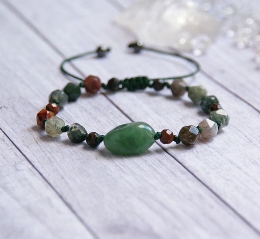 Amulet - LAS - awenturyn, agat