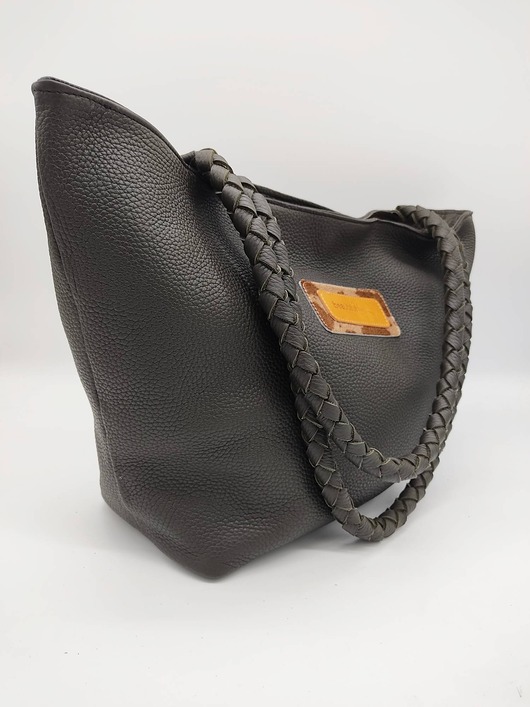 Skórzana torebka shopper - Sara