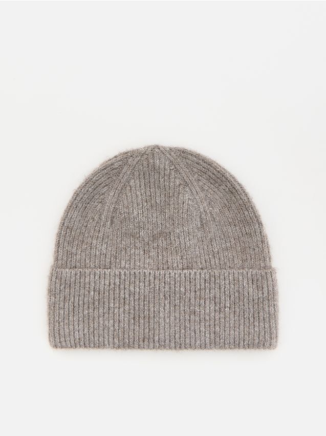 Reserved - Czapka beanie - brązowy