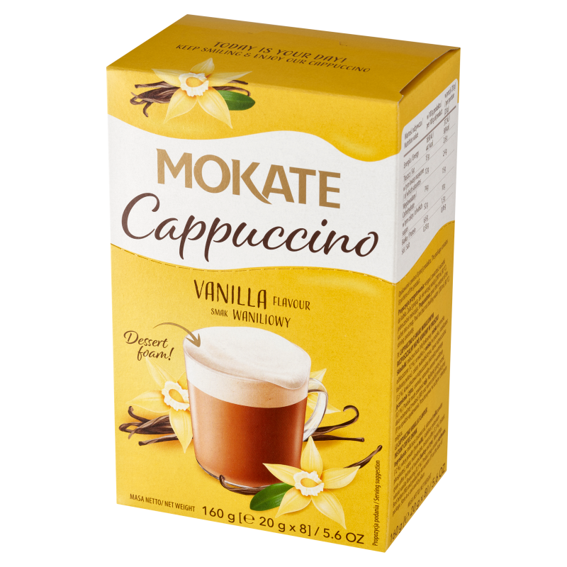 Mokate Kawa Cappucino waniliowe 20g * 8 szt SMOC.4130