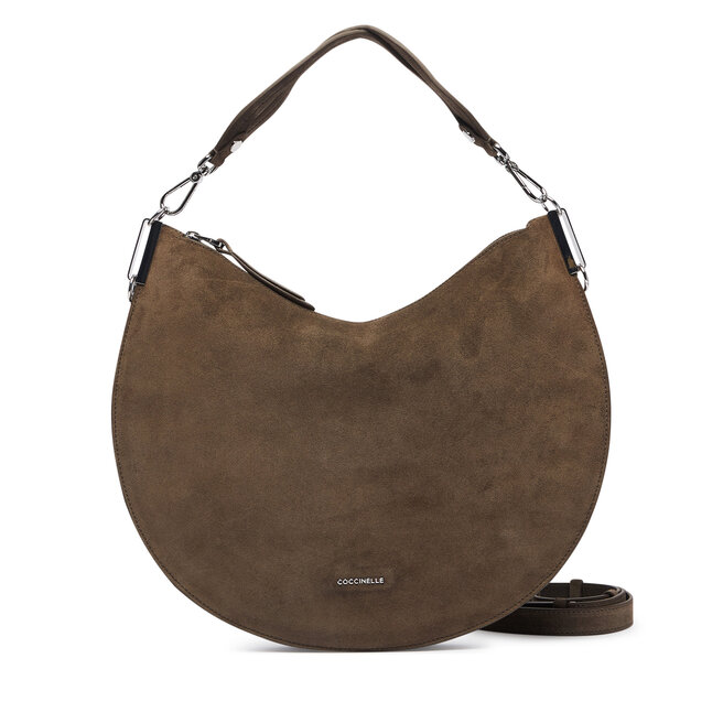 Torebka Coccinelle QKG Coccinellesunup Suede E1 QKG 13 01 01 Khaki