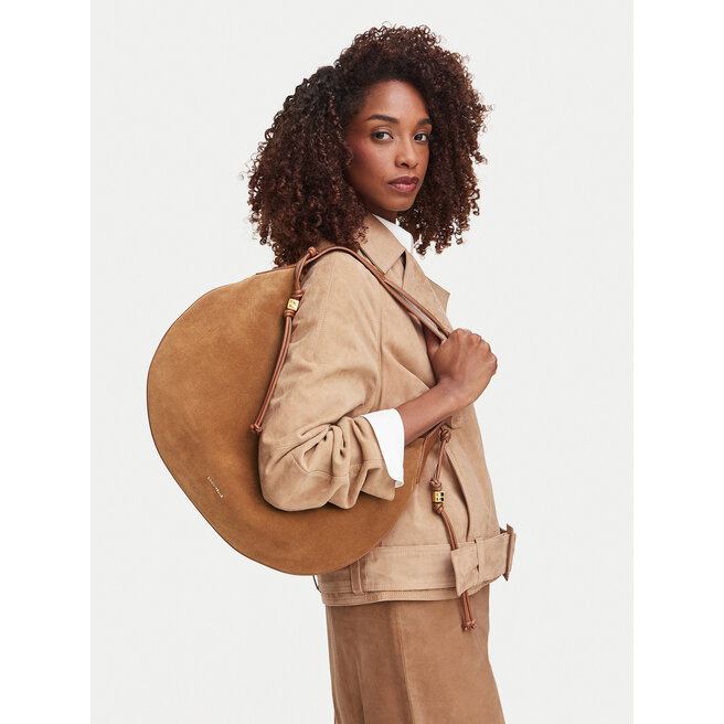 Torebka Coccinelle VCB Coccinellethess Suede Bim E1 VCB 13 01 01 Brązowy