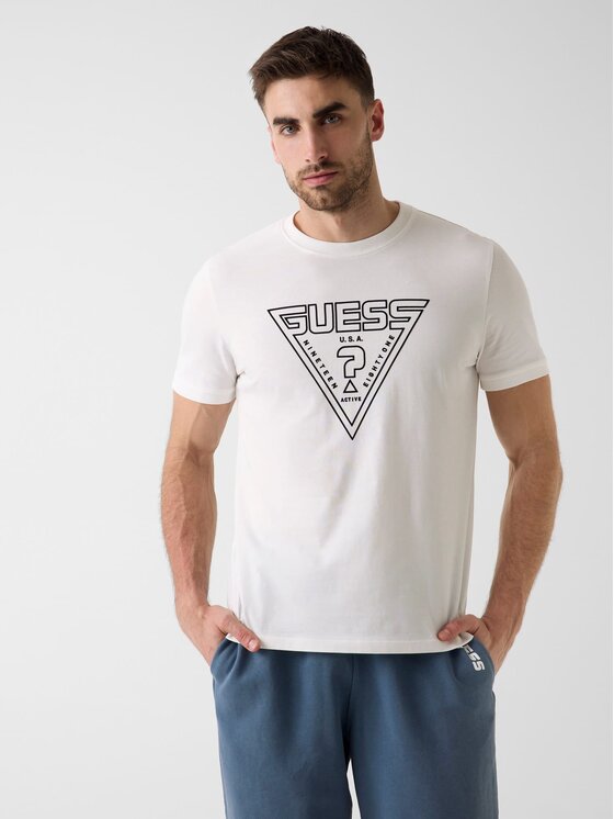 Guess T-Shirt 183444 Biały Classic Fit
