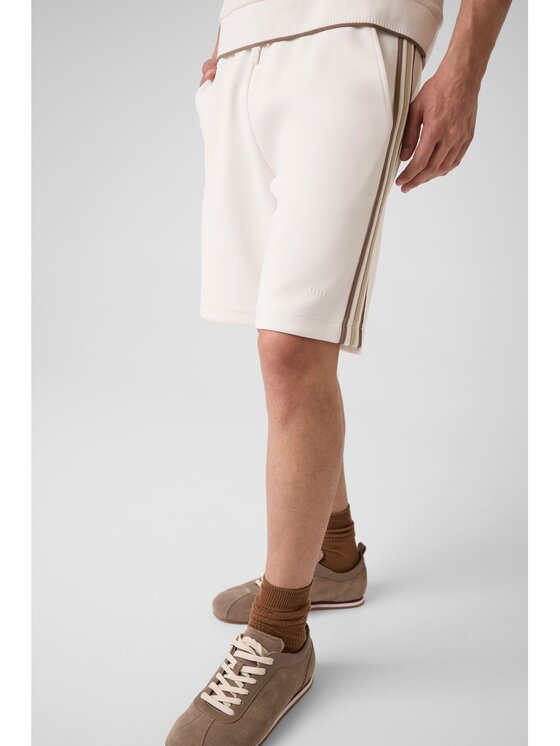 Guess Spodnie materiałowe 183578 Biały Bermuda Fit