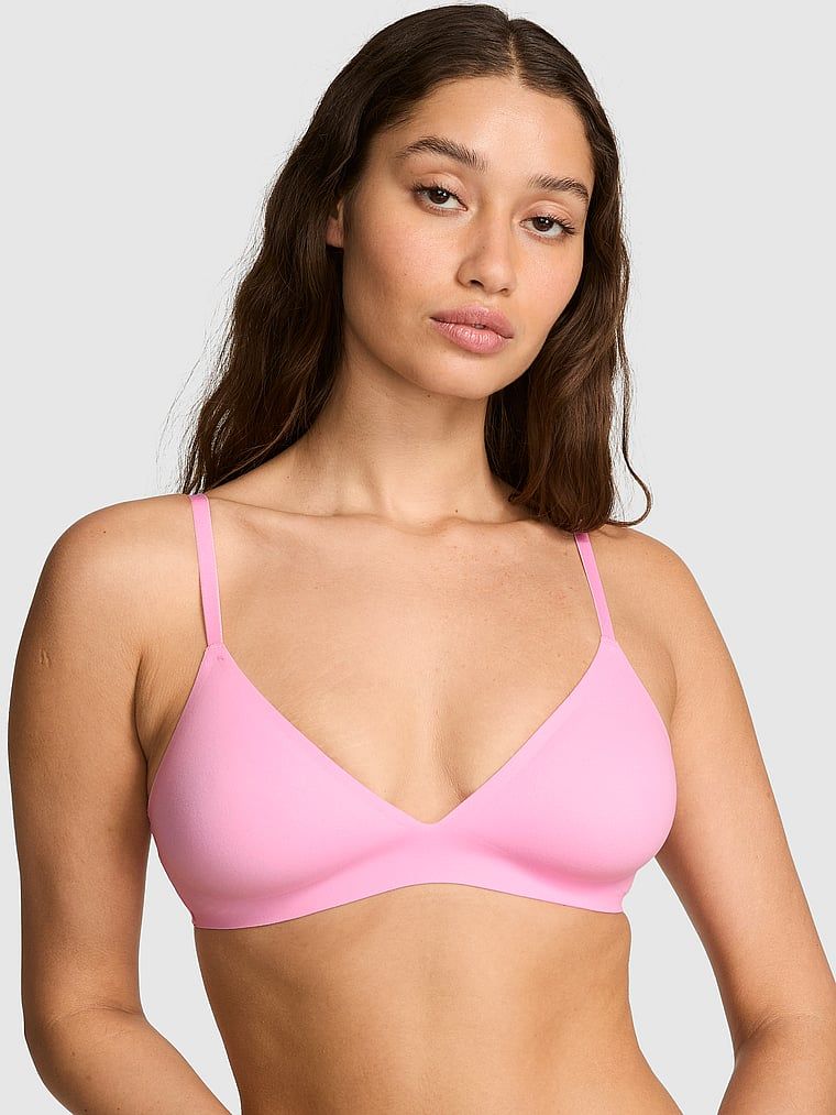Miękki biustonosz bralette bez fiszbin i bez wypełnienia Marshmallow