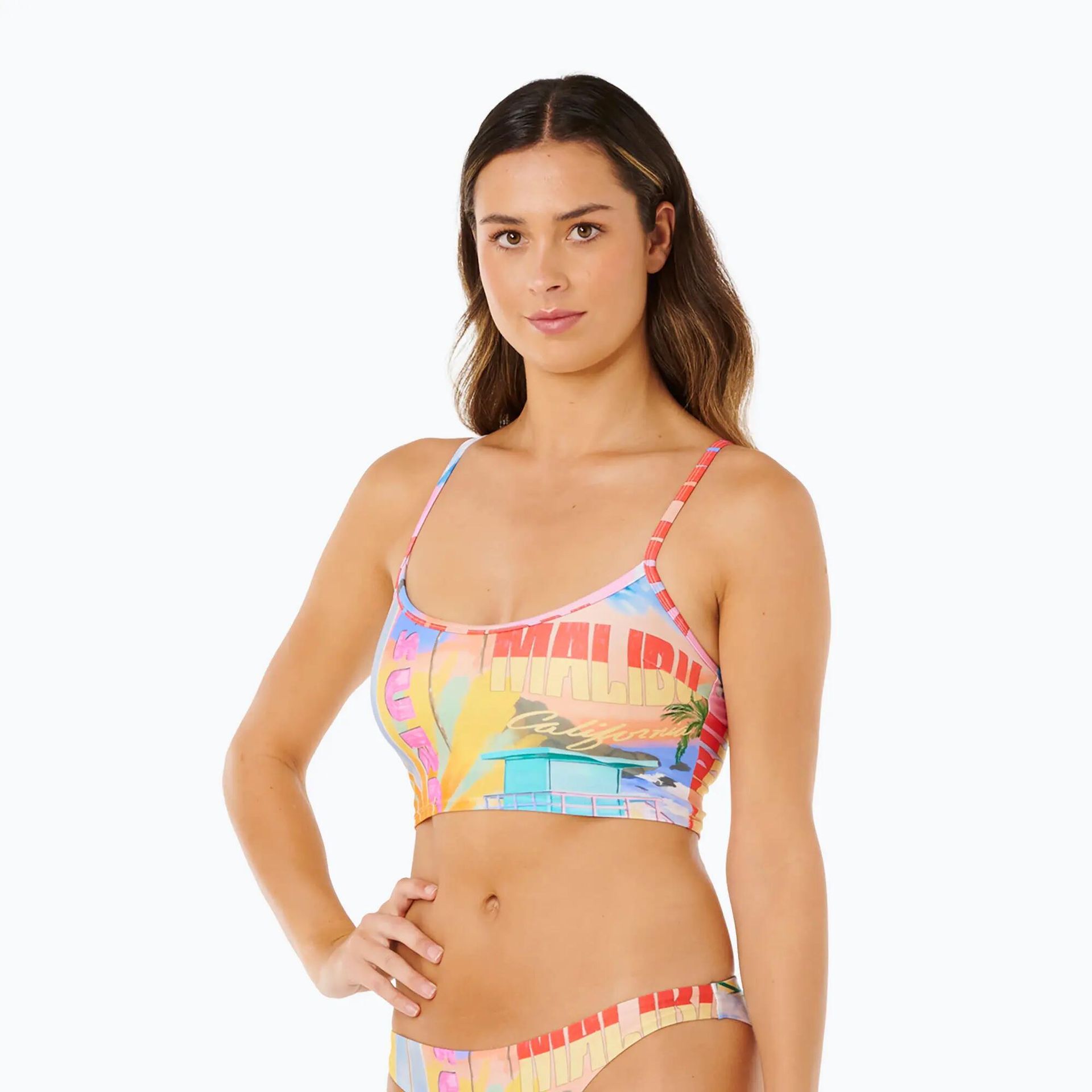 Góra od stroju kąpielowego Rip Curl Hotel Malibu Multi Fit Tank