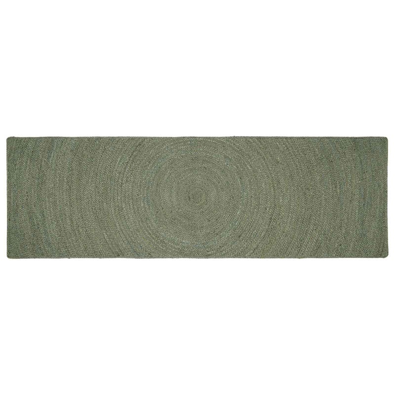 Dywany pokojowe Oliwkowy zielony 80 x 300 cm Juta vidaXL