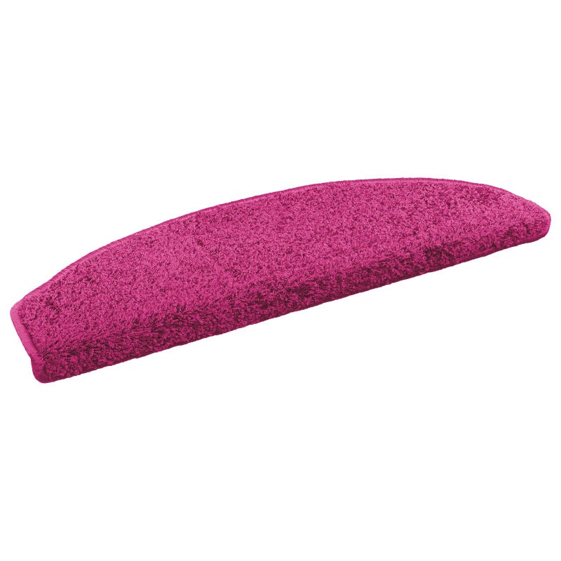 Samoprzylepne maty na schody 15 pcs różowy 80 x 24,5 x 3,5 cm vidaXL