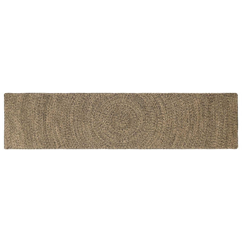 Dywany pokojowe Naturalny i czarny 60 x 300 cm Juta vidaXL