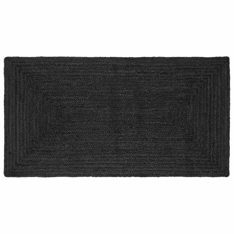 Dywany pokojowe Prostokątny ciemnoszary 100 x 200 cm Juta vidaXL