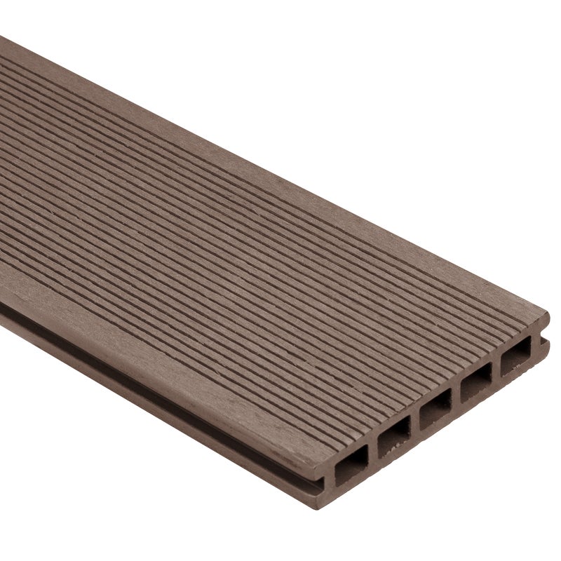 Deska tarasowa kompozytowa Modern 14.6x400x2.3 cm ciemny brąz DLH