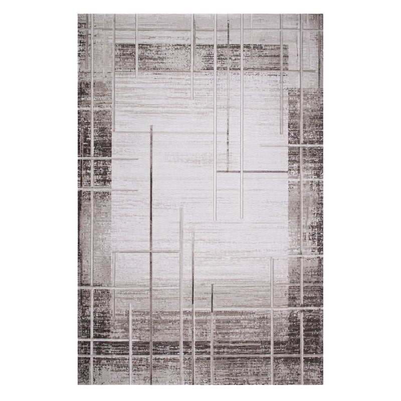 Dywan Pacyfik geometryczny brązowy 120 x 170 cm