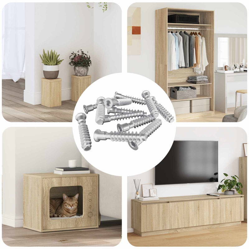 Śruba z główką kapeluszową 2900 pcs Srebrny Stal vidaXL