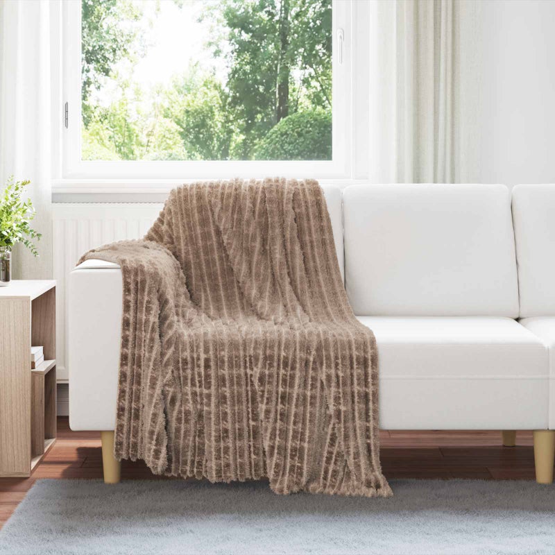 Koce narzutowe 6 pcs Camel 150 x 130 cm Polar vidaXL