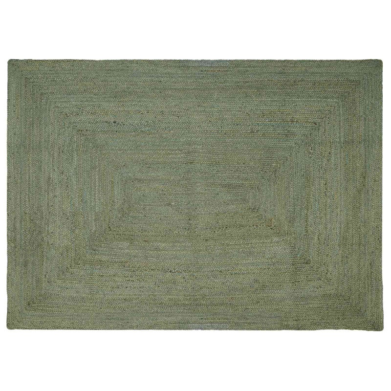 Dywany pokojowe Prostokątny Oliwkowy zielony 240 x 340 cm Juta vidaXL