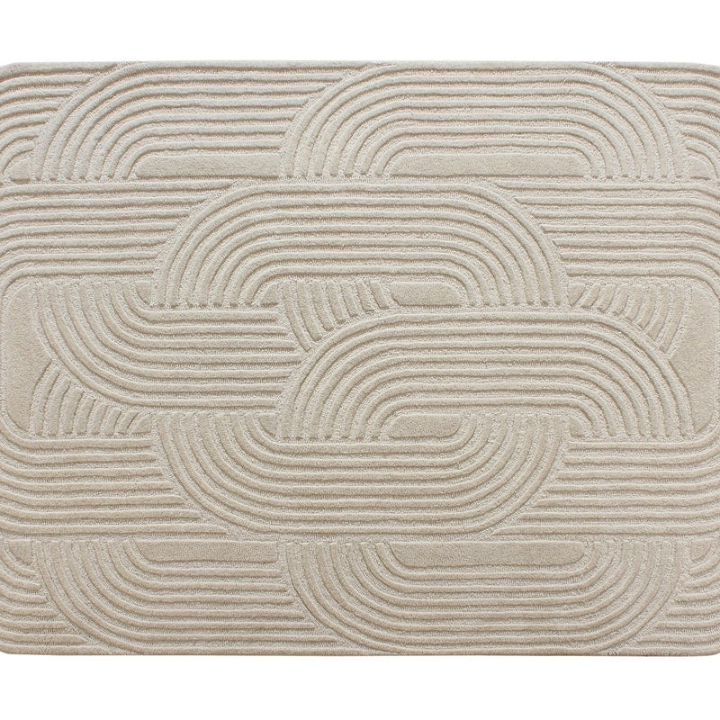 Dywan tuftowany 100% wełna - 200 x 290 cm - Beżowy - 2200g/m² - ARANEL