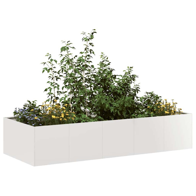 Doniczka 200x80x40 cm Stal nierdzewna vidaXL