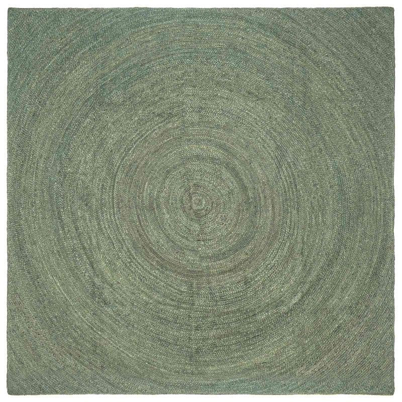 Dywany pokojowe Oliwkowy zielony 200 x 200 cm Juta vidaXL