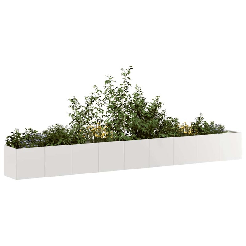 Doniczka 360x40x40 cm Stal nierdzewna vidaXL