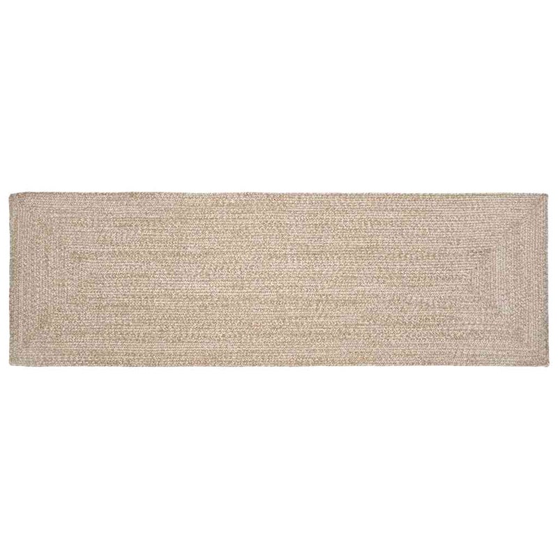 Dywany pokojowe Naturalne i białe 80 x 200 cm Juta vidaXL