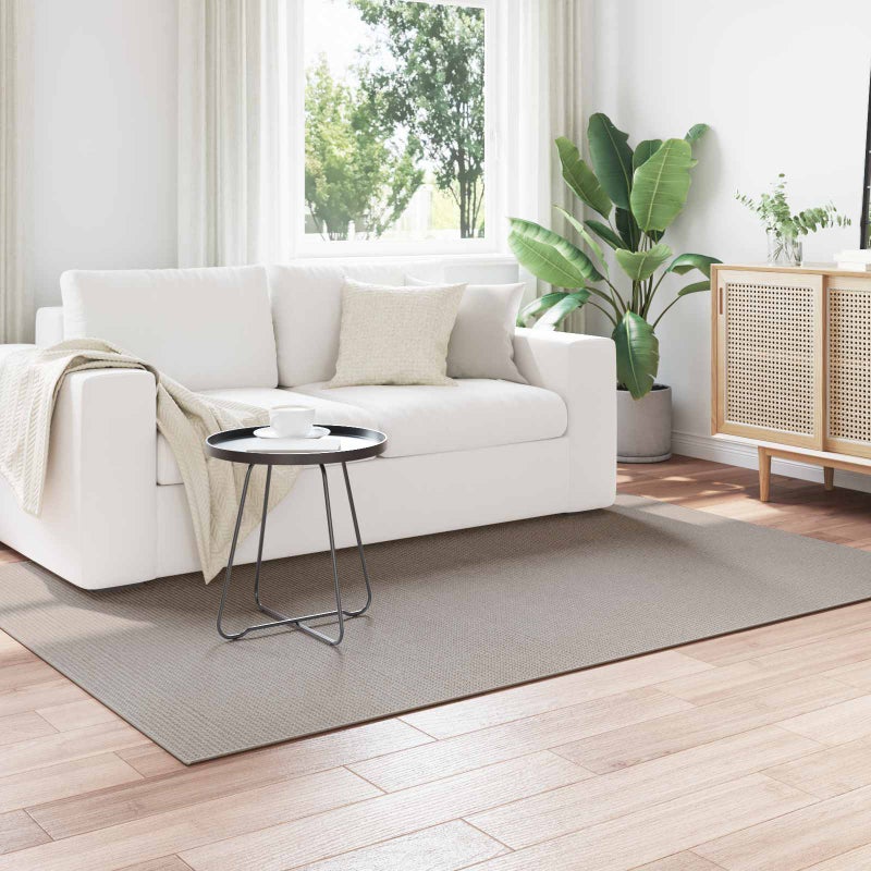 Dywany pokojowe LUGO Kremowy i Taupe 120 x 170 cm Poliester vidaXL