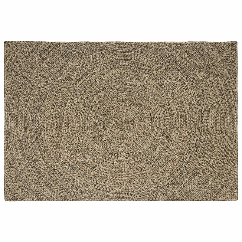 Dywany pokojowe Naturalny i czarny 240 x 340 cm Juta vidaXL