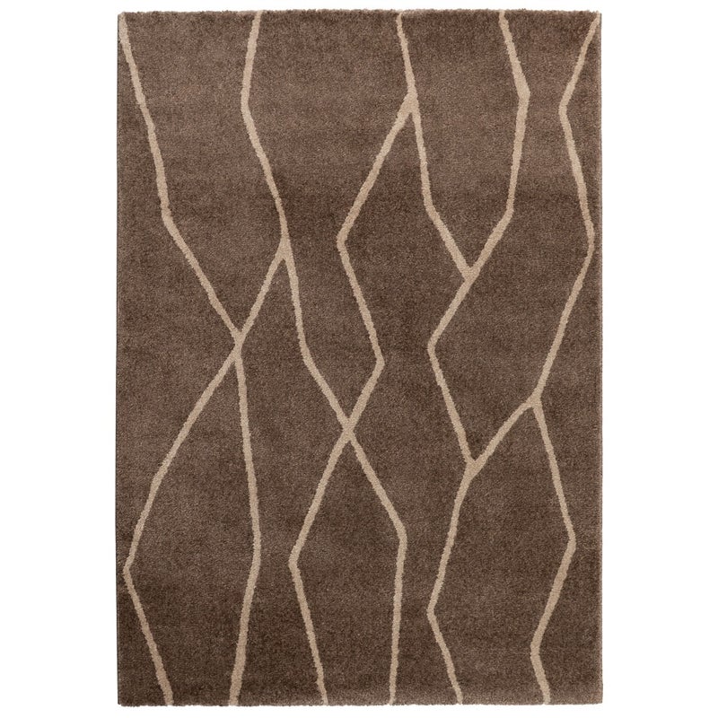 Dywan Multidecor Nobu 160x230cm geometria brązowy, cena za 1 szt.
