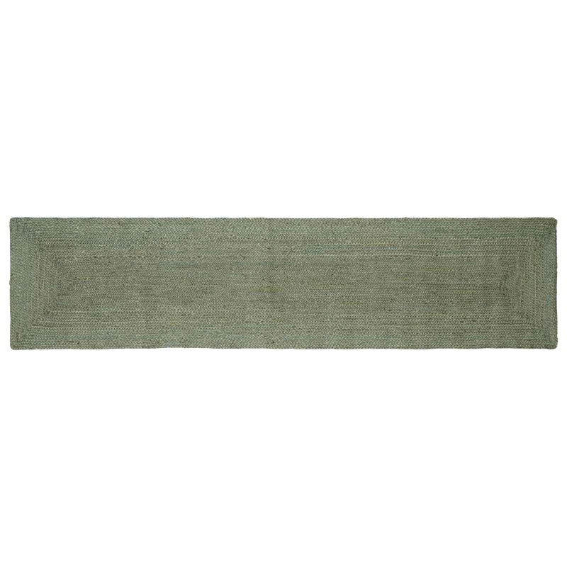 Dywany pokojowe Prostokątny Oliwkowy zielony 60 x 250 cm Juta vidaXL