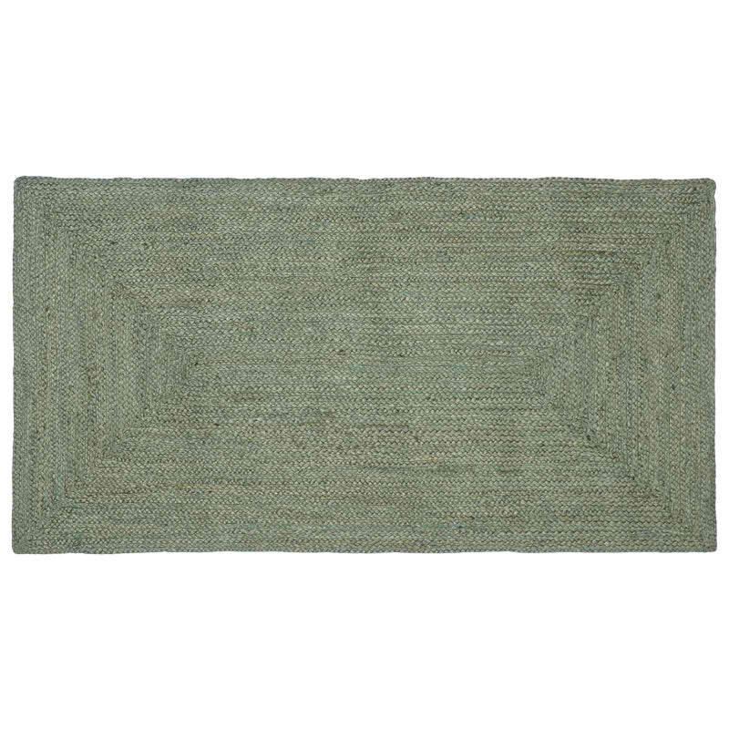 Dywany pokojowe Prostokątny Oliwkowy zielony 100 x 200 cm Juta vidaXL