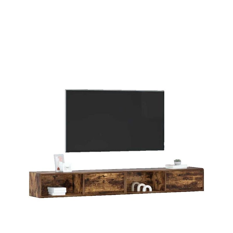 Meble RTV vidaXL 2 szt. Dąb Dymiony 100x31x25,5 cm Drewno Inżynieryjne