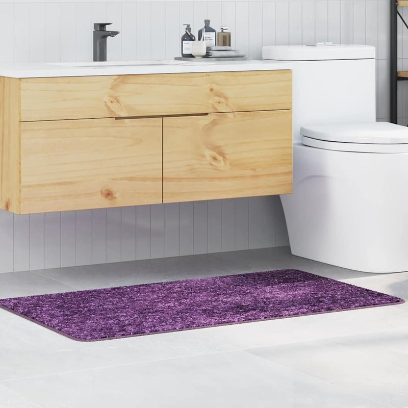 Mata łazienkowa antypoślizgowa Fioletowy 70 x 120 cm PP vidaXL