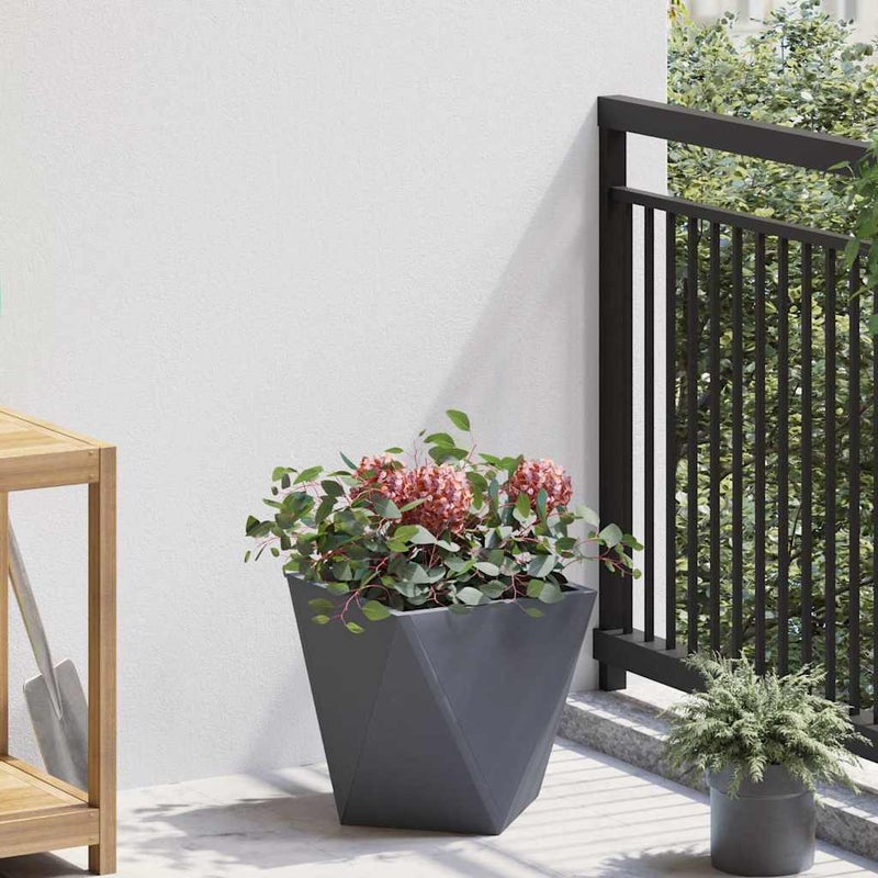 Donica Antracyt 30 x 30 x 30 cm Stal vidaXL