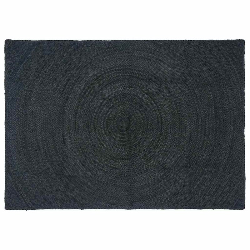 Dywany pokojowe ciemnoszary 120 x 170 cm Juta vidaXL