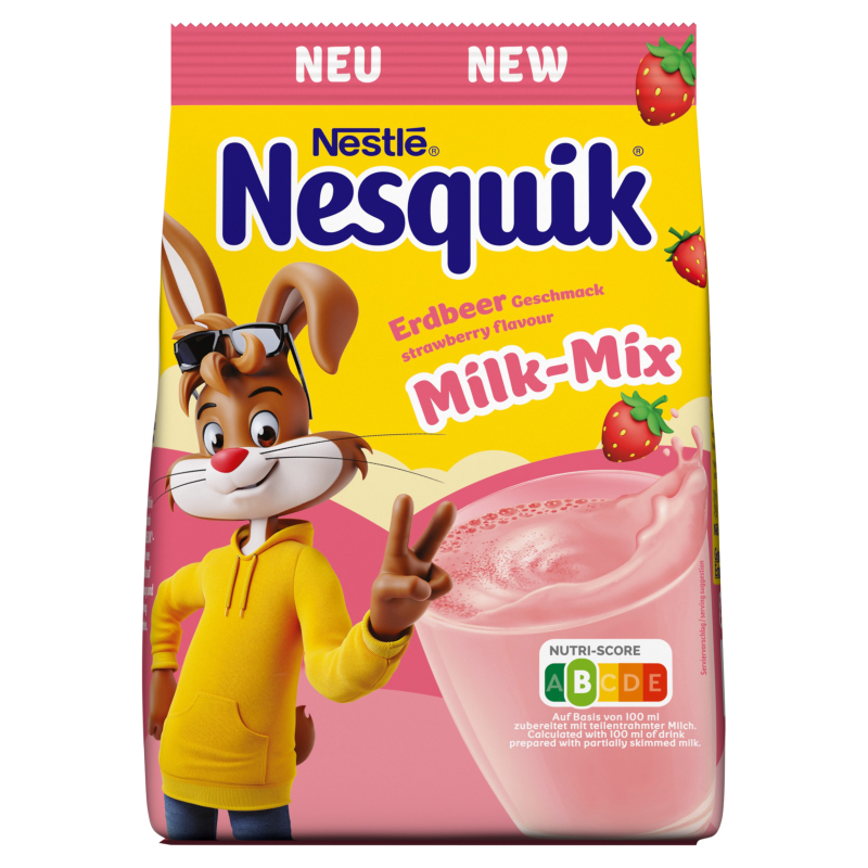 Nesquik Mieszanka w proszku do przygotowania napoju o smaku truskawkowym 350 g
