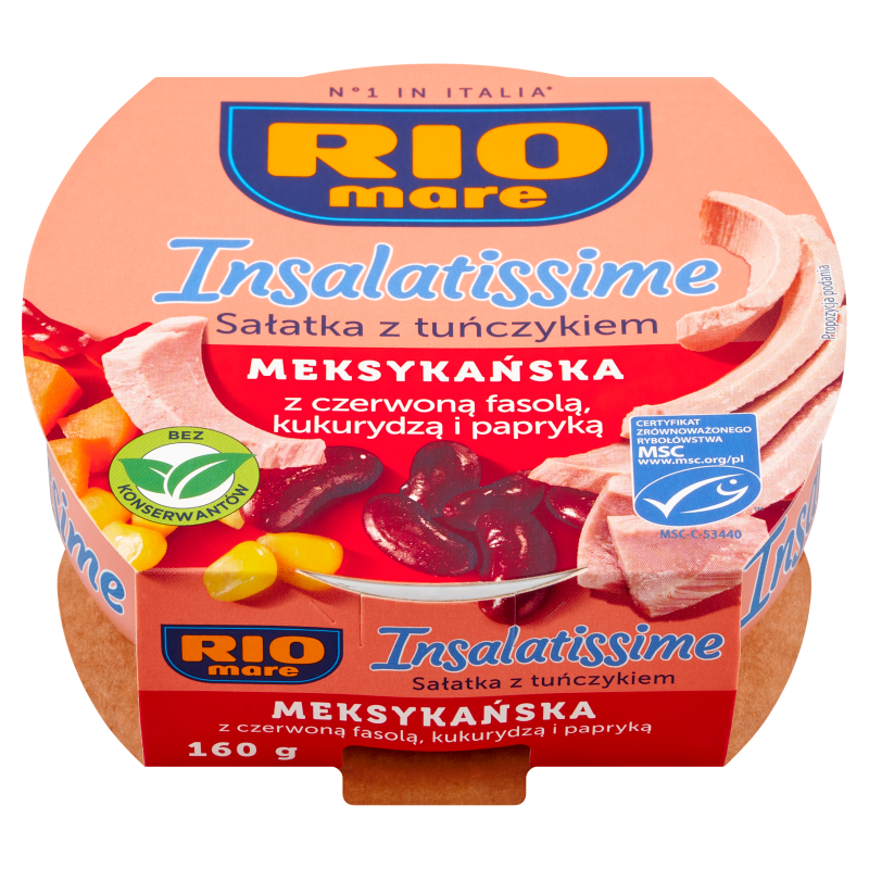 Rio Mare Bolton Gotowe danie z warzyw i tuńczyka Messicana 160 g